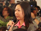 中央电视台记者提问