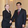 وزيرة الخارجية الامريكية تزور الصين