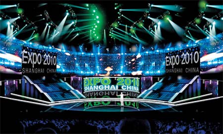 About 40 stars and celebrities will sing their hearts out next Tuesday to mark the 200-day countdown to the World Expo 2010 in Shanghai.