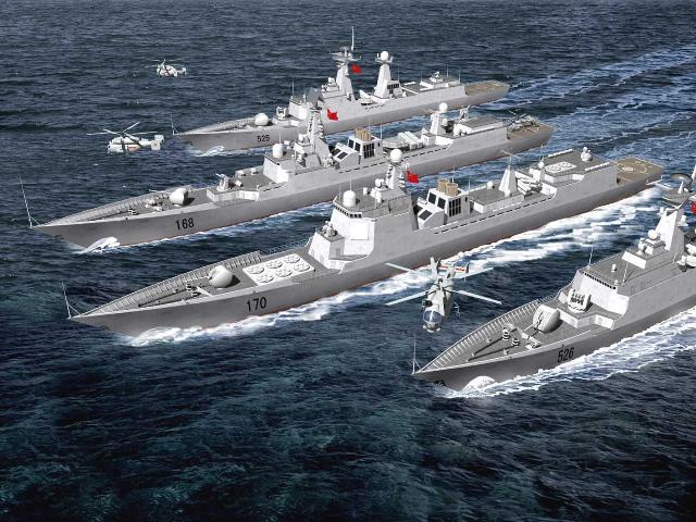 الذكرى السنوية الستين لتأسيس القوات البحرية الصينية