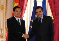 الرئيس الصيني يدعو الى مجالات جديدة واثراء محتوى الشراكة الصينية الفرنسية (صور)