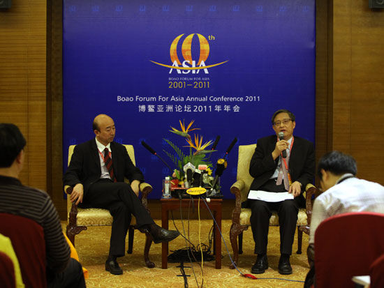 مؤتمر صحفي حول منتدى بوأو الآسيوي 2011