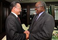 الصين وناميبيا تتطلعان الى توثيق التعاون لتدعيم الشراكة