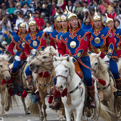 مهرجان نادام يقام في منغوليا إحتفالا بالعيد الوطني (خاص)