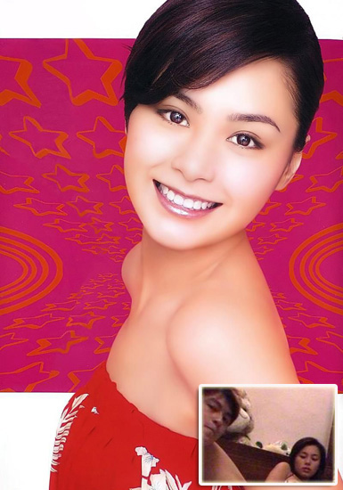 Gillian Chung,one of the 'Top 10 celeb victims of nude photos'by China.org.cn.