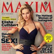 مجموعة صور ساخنة ومثيرة للممثلة إليشا كوثبرت على غلاف مجلة ماكسيم