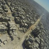 خراب هائل يطال مدينة حمص السورية 