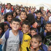 مدرسة خيام لتلاميذ لاجئين سوريين (خاص)