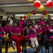 أطفال في مدينة مكسيكو يتعلمون اللغة الصينية (خاص)
