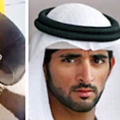 ولي عهد دبي ينجح في معالجة خلل أثناء قفزه بمظلة