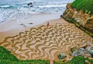 لوحات عملاقة تزين شواطئ سان فرانسيسكو 