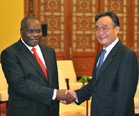 La Chine veut renforcer ses relations avec le Mozambique