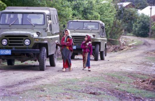 1986 : A la frontière entre la Chine et la Birmanie (Ruili, Province du Yunnan) 