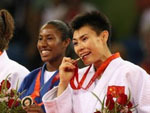 La judoka chinoise Xu Yan a remporté la médaille de bronze de la catégorie des moins de 57kg