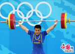 Liao hui, haltérophile chinois, a remporté la médaille d'or de la 69kg messieurs