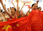 Le pays natal de Yang Wei célèbre la victoire de l'équipe chinoise de gymnastique