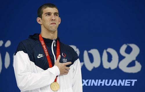 Le superchampion américain Michael Phelps