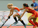 JO-2008: La Chine a été battue par les Pays-Bas (0-1) lors du match de hockey Femmes