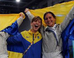 Sabre par équipes-dames: l'Ukraine gagne la médaille d'or