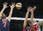 L'équipe chinoise de volleyball dames s'est inclinée devant l'équipe américaine dans un match de poule par 2 contre 3
