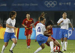 L'équipe chinoise de football dames s'est inclinée devant l'équipe japonaise par 0 contre 2
