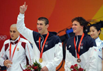 Michael Phelps remporte l'or du 200m 4 nages individuel Hommes