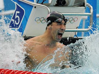 100m papillon : Phelps réussit le septuplé