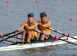 L'Australie remporte la médaille d'or du deux de couple poids légers messieurs d'aviron aux Jeux olympiques de Beijing