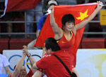 JO-2008/lutte libre femmes-72 kg: la Chinoise Wang Jiao remporte la médaille d'or