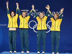 Natation: l'Australie bat le record du monde du relais 4x100m 4 nages Femmes