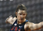 JO-2008/athlétisme: l'Américaine Brown Trafton gagne la médaille d'or du lancer de disque Femmes