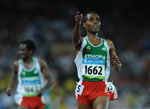 Athlétisme: l'Ethiopien Bekele remporte la médaille d'or du 10 000m Hommes