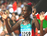 800 m (F) : La jeune Jelimo championne olympique et record d'Afrique