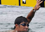 Xin Tong se classe 23e lors de l'épreuve de natation du 100m hommes