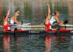 JO-2008: Kayak - L'Allemagne médaille d'or en K4 - 500m - femmes