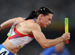 JO-2008/Relais 4x100 m Femmes: L'or pour l'équipe Russe
