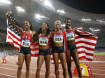 Relais 4 x 400 m (F) : Les Américaines en or