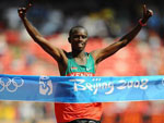 JO-2008: Le Kenyan Wansiru remporte la médaille d'or du marathon et bat le record olympique