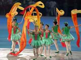 北京奥运会闭幕式上婀娜多姿的芭蕾姑娘