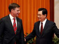 Le président chinois rencontre le PM néerlandais