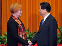 ASEM: le président chinois rencontre son homologue finlandaise