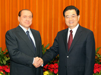 Le président chinois rencontre le PM italien