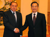 ASEM: entretien entre les PM chinois et italien