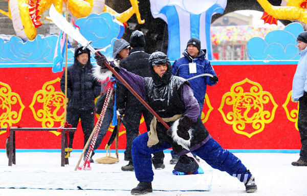 Ambiance culturelle du nord-est de la Chine à la foire de Shenyang