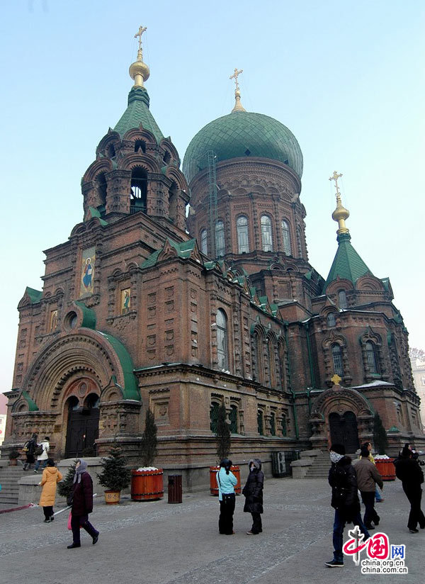 L'église orthodoxe Sofia dans la ville de Harbin