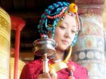 Luo Rong Zhongxia : la plus belle Tibétaine dans la région Sichuan-Tibet en Chine