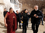 Une délégation de journalistes chinois et étrangers au Tibet