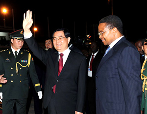 Le président chinois arrive en Tanzanie pour une visite d'Etat
