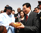 Visite du président chinois Hu Jintao en Arabie saoudite et dans quatre pays africains