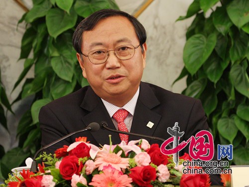 Wan Jifei, directeur adjoint du comité exécutif de l'Expo 2010 de Shanghai, président de la Commission de la Promotion du Commerce international de Chine et membre de la CCPPC